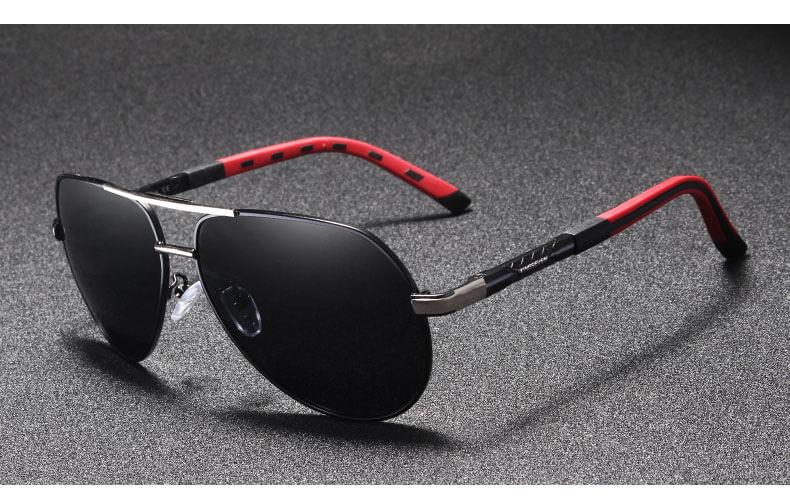 Men's UV400 Sunglasses with Vintage Style and Durable Design