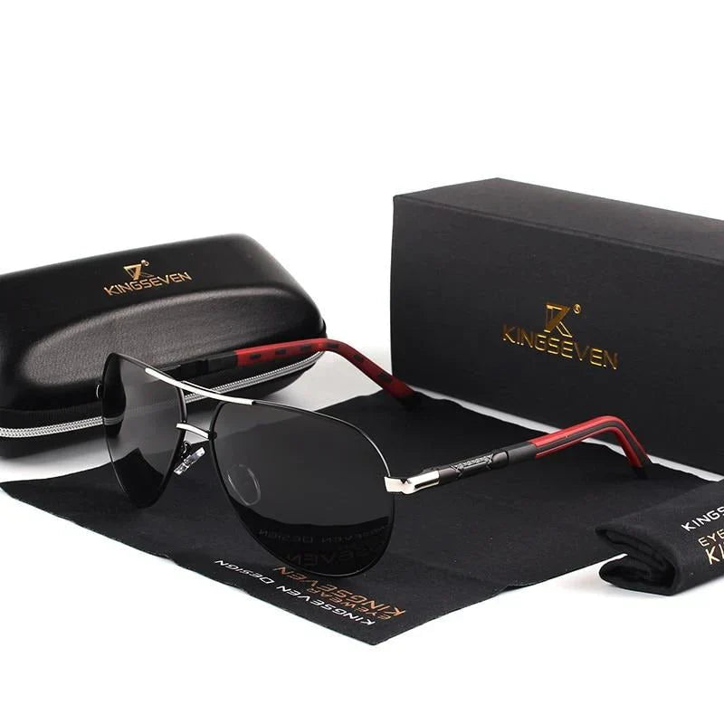 Men's UV400 Sunglasses with Vintage Style and Durable Design