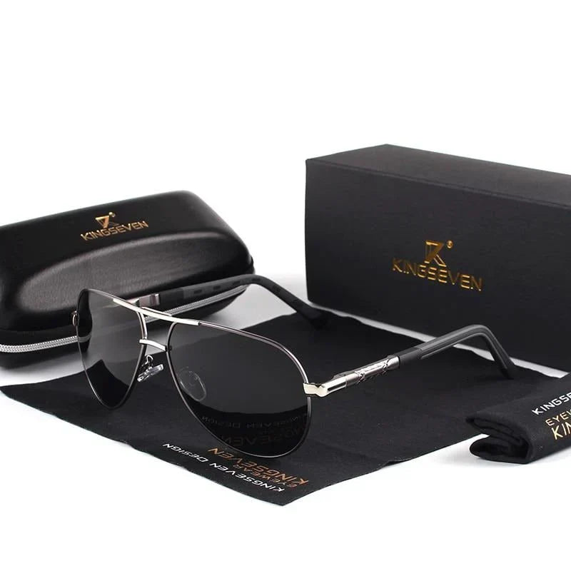 Men's UV400 Sunglasses with Vintage Style and Durable Design