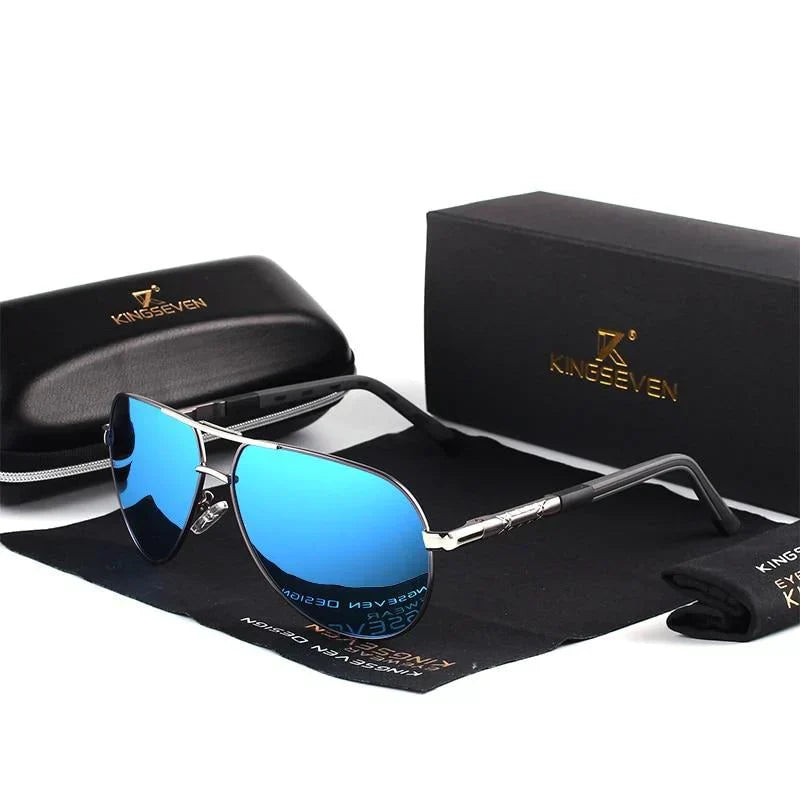 Men's UV400 Sunglasses with Vintage Style and Durable Design