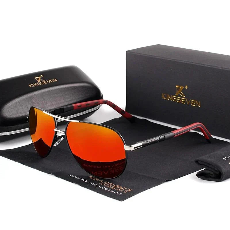 Men's UV400 Sunglasses with Vintage Style and Durable Design