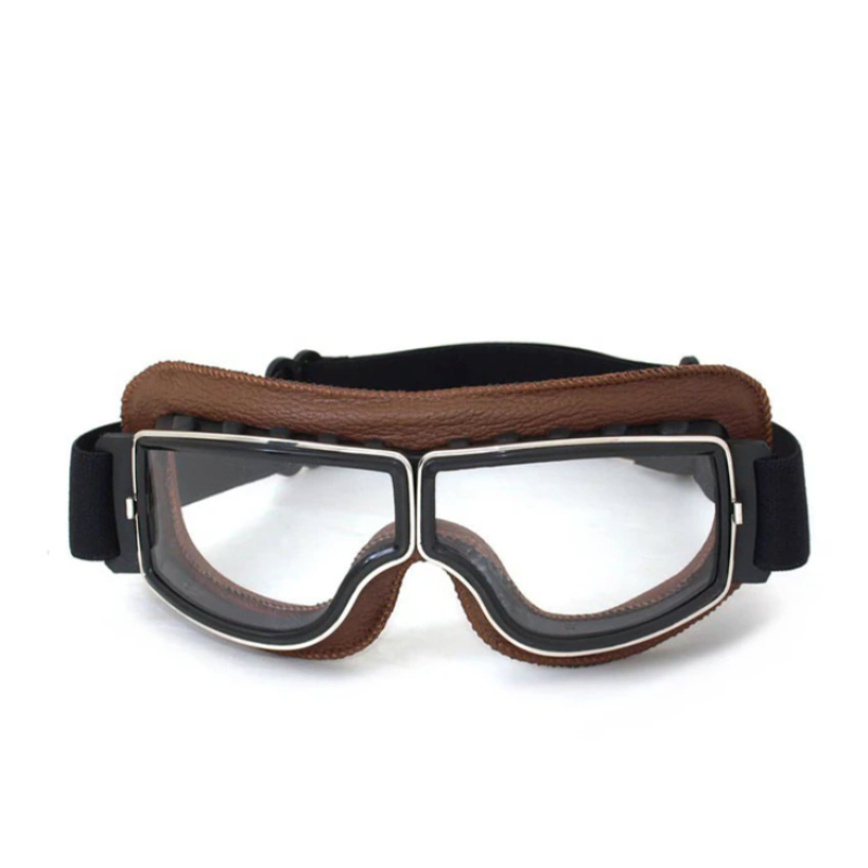 Vintage Motorcycle Goggles – Retro Style with Protective Design