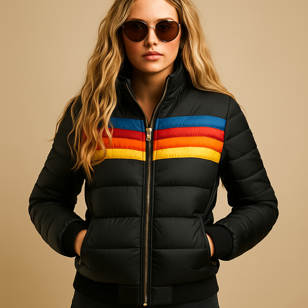 Quilted Winter Coat with Hood
