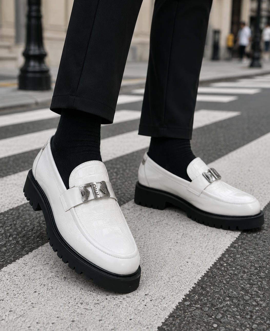 Rockwell | Metal Buckle Chunky Loafers