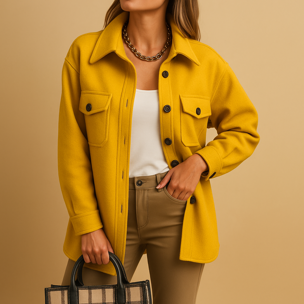 Windproof and Waterproof Jacket with Collar